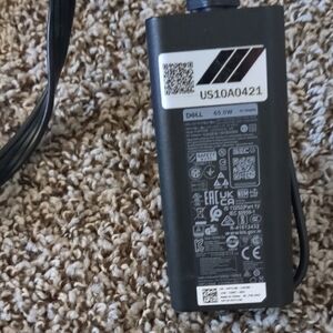 Dell Black Power Adapter with Cord